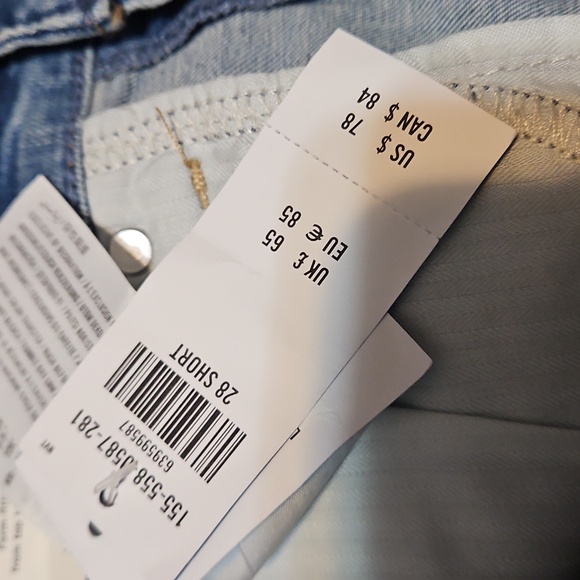 NWT Abercrombie & Fitch High-Rise Super Skinny Ankle Distressed Denim Jeans - Picture 13 of 14